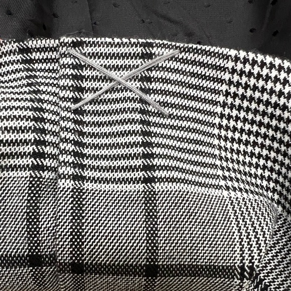 Laundry by Shelli Segal Professional Blazer Black and White Plaid Stretch Sz 10 - Picture 4 of 14